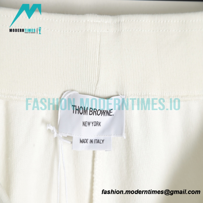 Thomas Browne - Knitted four-bar Shorts Pants